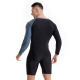 Swimming suit, men's quick drying set, one piece hot spring soaking, men's youth swimming pool equipment, full set of diving suit, long sleeved