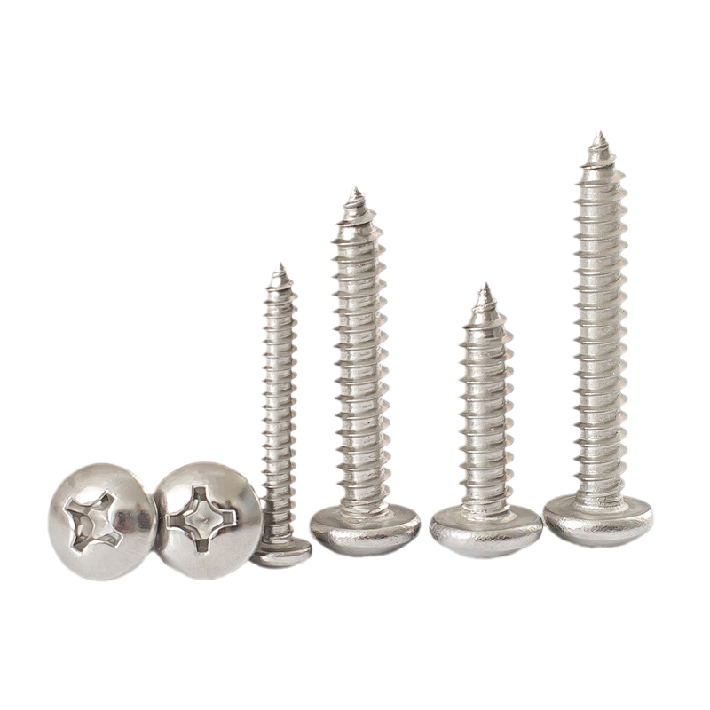 M2.2 M2.9M3 304不锈钢十字盘头/圆头自攻螺丝钉*6.5-13-19-25-30 - 图1