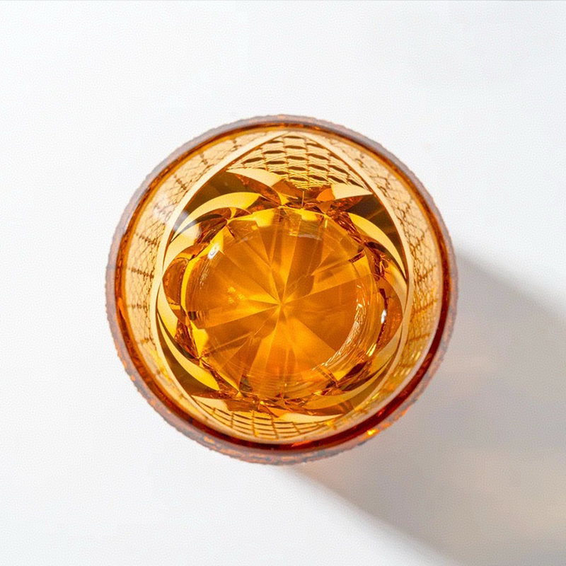 日式江户切子黑武士日式手工雕刻水晶玻璃威士忌杯洋酒杯,淘宝优惠券,粉丝福利购,淘宝优惠卷