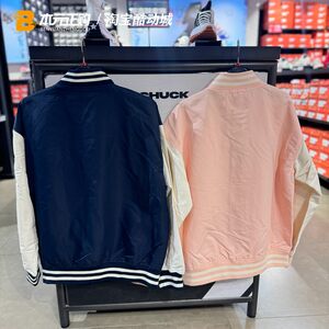 匡威春款男女休闲运动字母图案学院风棒球服休闲外套夹克10026912