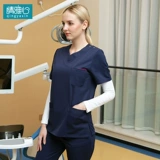 Комплект, послеоперационный лонгслив, униформа врача для работы, короткий рукав, рабочая одежда
