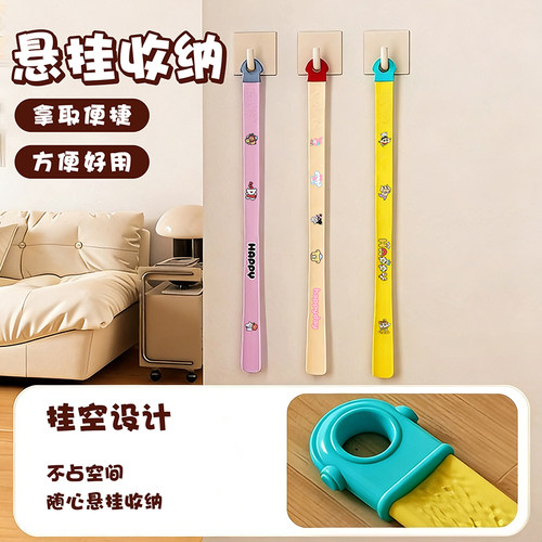 长柄鞋拔子多巴胺穿鞋辅助器家用加长把鞋拔穿鞋不弯腰孕妇提鞋器 - 图3