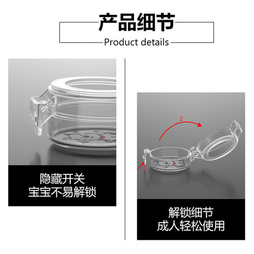 卡通可爱卡皮燃气灶开关保护罩煤气灶旋钮耐高温保护厨房门锁保护 - 图1