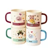 Cute cartoon mouthwash cup ins style household toothbrushing cup men's and women's dormitory wash cup creative water cup