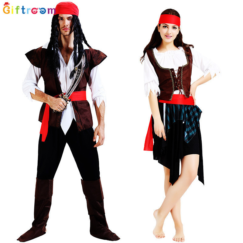 Pirate Costumes新款万圣节角色扮演服 海盗装 加勒比海盗服装 - 图0
