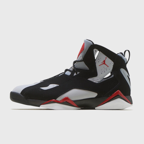 air jordan true flight black and red