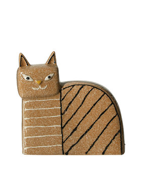 现代简约创意陶瓷猫咪摆件样板间客厅书房书架玄关家居软装饰品