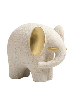 现代兔子大象牛动物摆件样板间售楼处客厅书房儿童房装饰工艺品