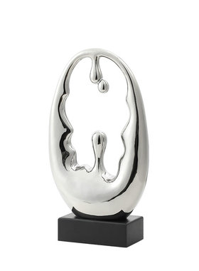 样板房现代创意极简陶瓷摆件花插电视柜售楼处家居艺术装饰工艺品