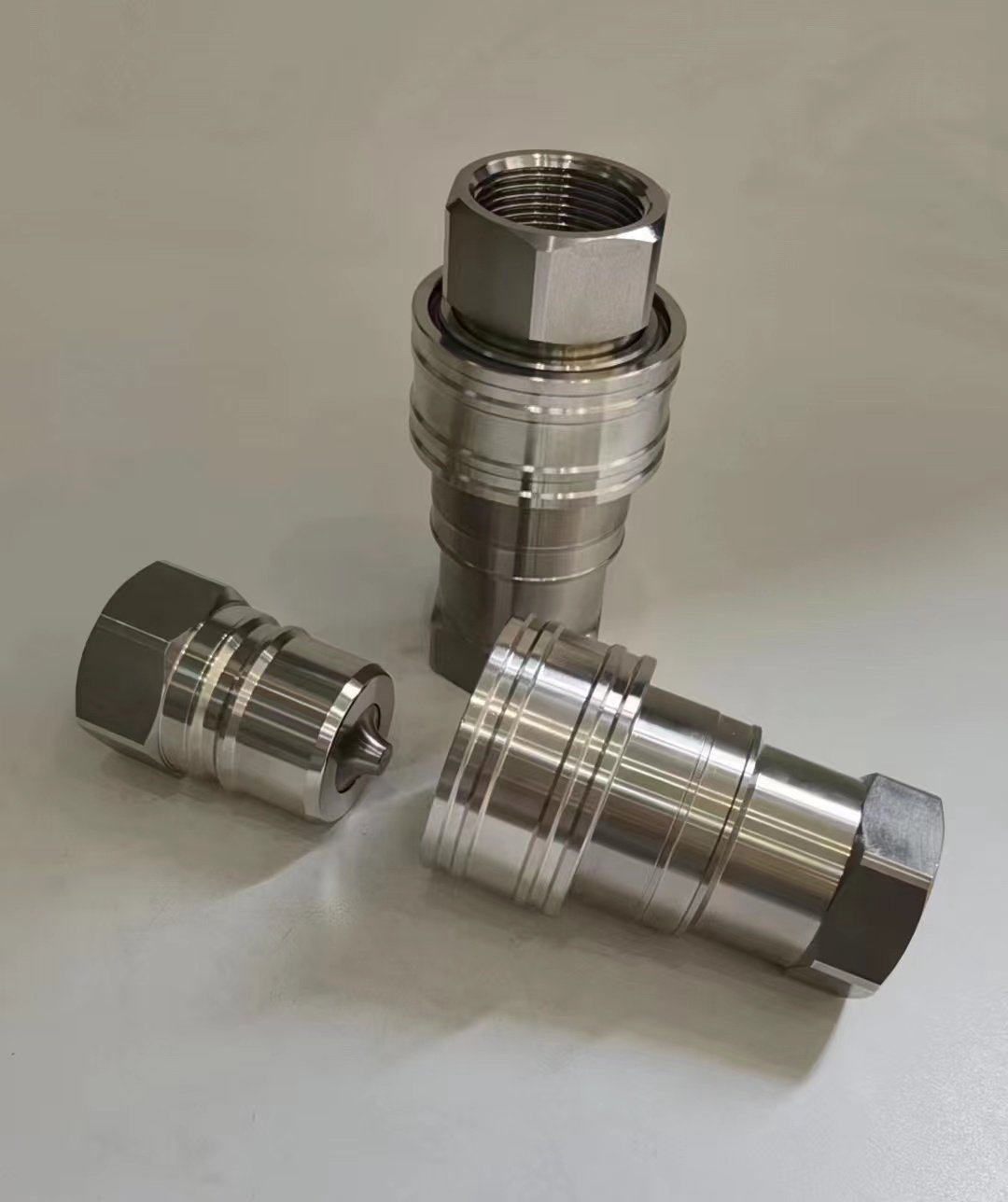 316L不锈钢液压快速接头ISO7241-A开闭式双自封高压快接头内螺纹G,淘宝优惠券,粉丝福利购,淘宝优惠卷