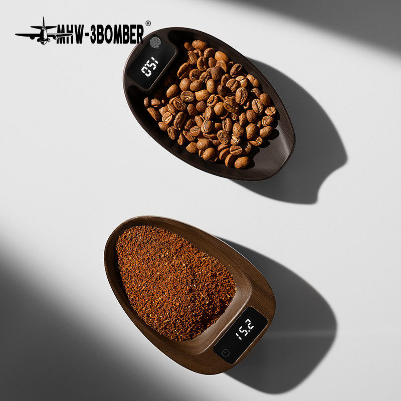 MHW轰炸机MVE咖啡电子秤胡桃木称豆展示盘意式手冲豆碟喷雾瓶套装,淘宝优惠券,粉丝福利购,淘宝优惠卷