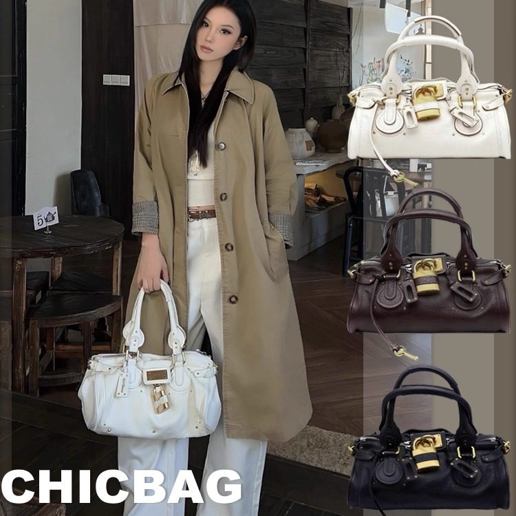 明星同款中古帕丁顿包千禧复古做旧锁头包时尚通勤网红单肩手提包,淘宝优惠券,粉丝福利购,淘宝优惠卷