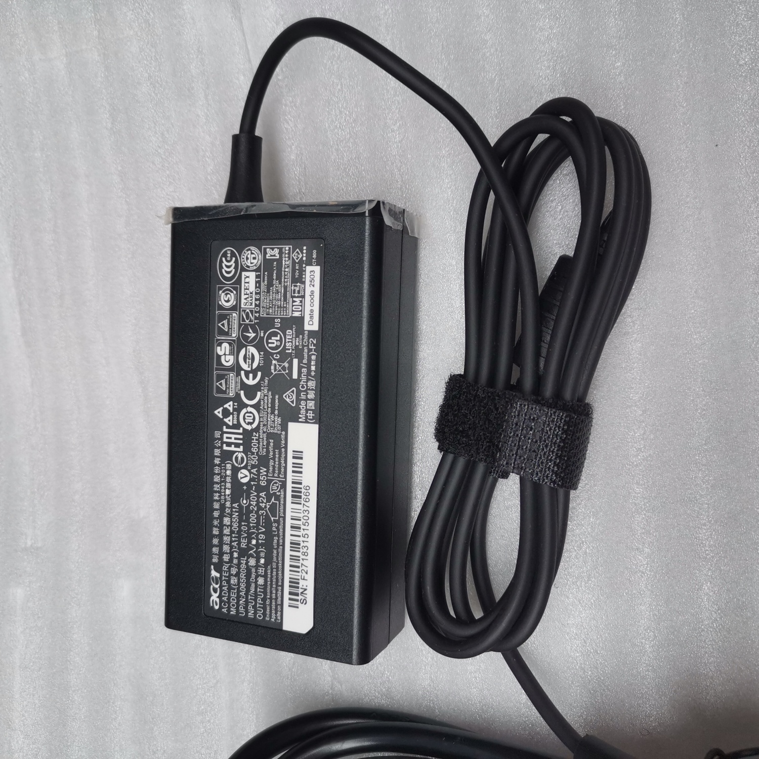 包邮ACER宏基PA-1650 86笔记本电源适配器充电器线19V3.42A 65W - 图2