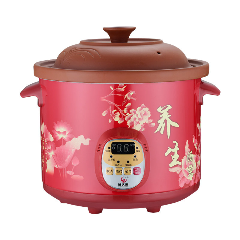 电炖锅全自动紫砂电砂锅保温预约款煮粥熬汤煲汤锅养生锅家用陶瓷,淘宝优惠券,粉丝福利购,淘宝优惠卷
