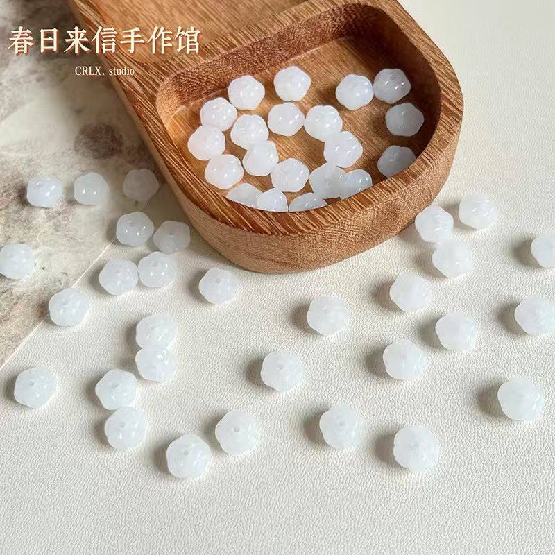 扁南瓜珠捷克琉璃珠子DIY手工编织手链项链古风发簪头饰材料配件,淘宝优惠券,粉丝福利购,淘宝优惠卷