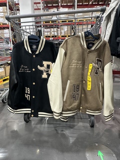 Sam domestic purchasing palladium men's baseball jacket short plush warm