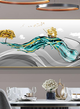 餐厅装饰画水果酒杯壁画画世纪