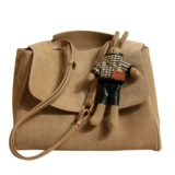 Кожаная вместительная и большая сумка на одно плечо, из натуральной кожи