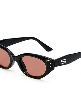 韩版偏光防紫外线小框猫眼墨镜