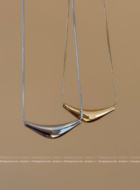 极简通勤 冷淡风几何ins风项链女中性小众设计嘻哈锁骨链个性配饰