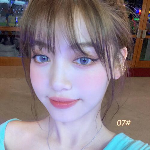 太嫩了!xixi新款2021单色腮红梅子色38小众ins平价学生爆款细闪 - 图1