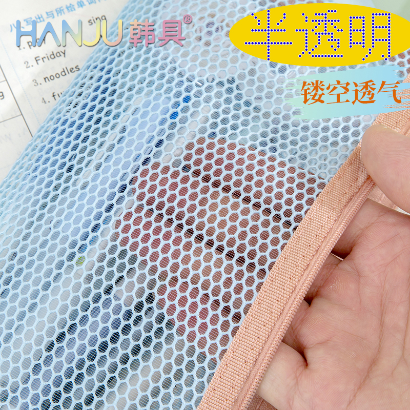 多巴胺笔袋女小众高颜值文具笔袋初中女生简约大容量铅笔袋小学生 - 图1
