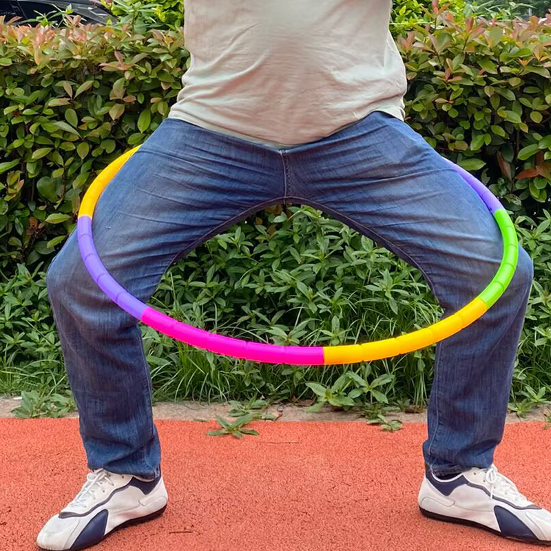 呼啦圈螃蟹赛跑竞走一圈到底团建拓展游戏道具趣味运动会体操器材 - 图1