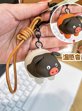 逐玉同款惊堂猪毛绒可发声玩偶书包挂饰两头乌挂件小猪公仔桌伴娃