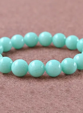 天蓝石宝石手饰手链女款特色首饰天蓝石时尚手串宝石