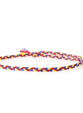 小众超细情侣编制手链moree同款