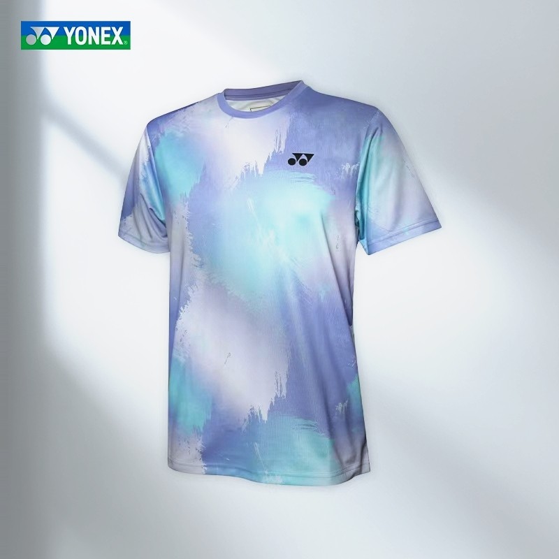 YONEX/尤尼克斯新款羽毛球服男女款运动短袖速干透气晕染T恤-3079,淘宝优惠券,粉丝福利购,淘宝优惠卷