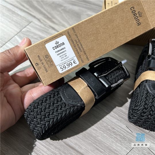 Hochwertiger dreidimensionaler Webgürtel mit galvanisierter Legierungsschnalle