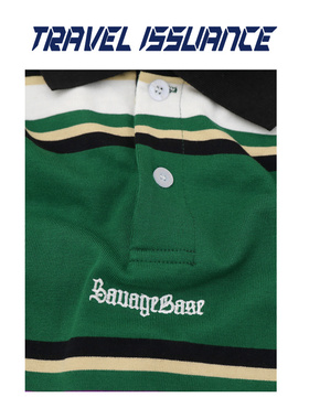 TRAVEL ISSUANCE YR1372 Retro checkered polo shirt