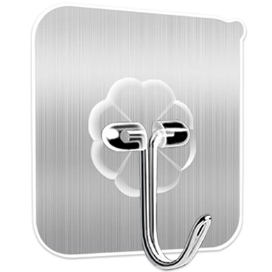 Кухня прозрачная крюк Строговая липкая стена без трассировки тяжелой стены за ванной комнатой без ударов из нержавеющей стали.