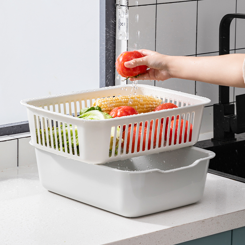 厨房碗碟碗盘沥水架水槽置物架盘子家用放碗晾碗架碗筷餐具收纳盒 - 图0