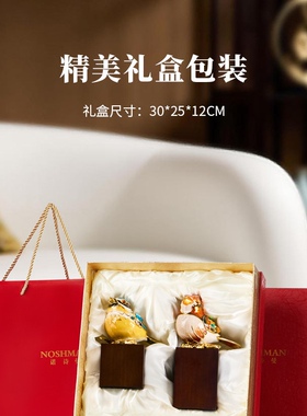 珐琅彩喜鹊报喜鸟小鸟装饰摆件高档客厅电视柜桌面装饰品乔迁礼品