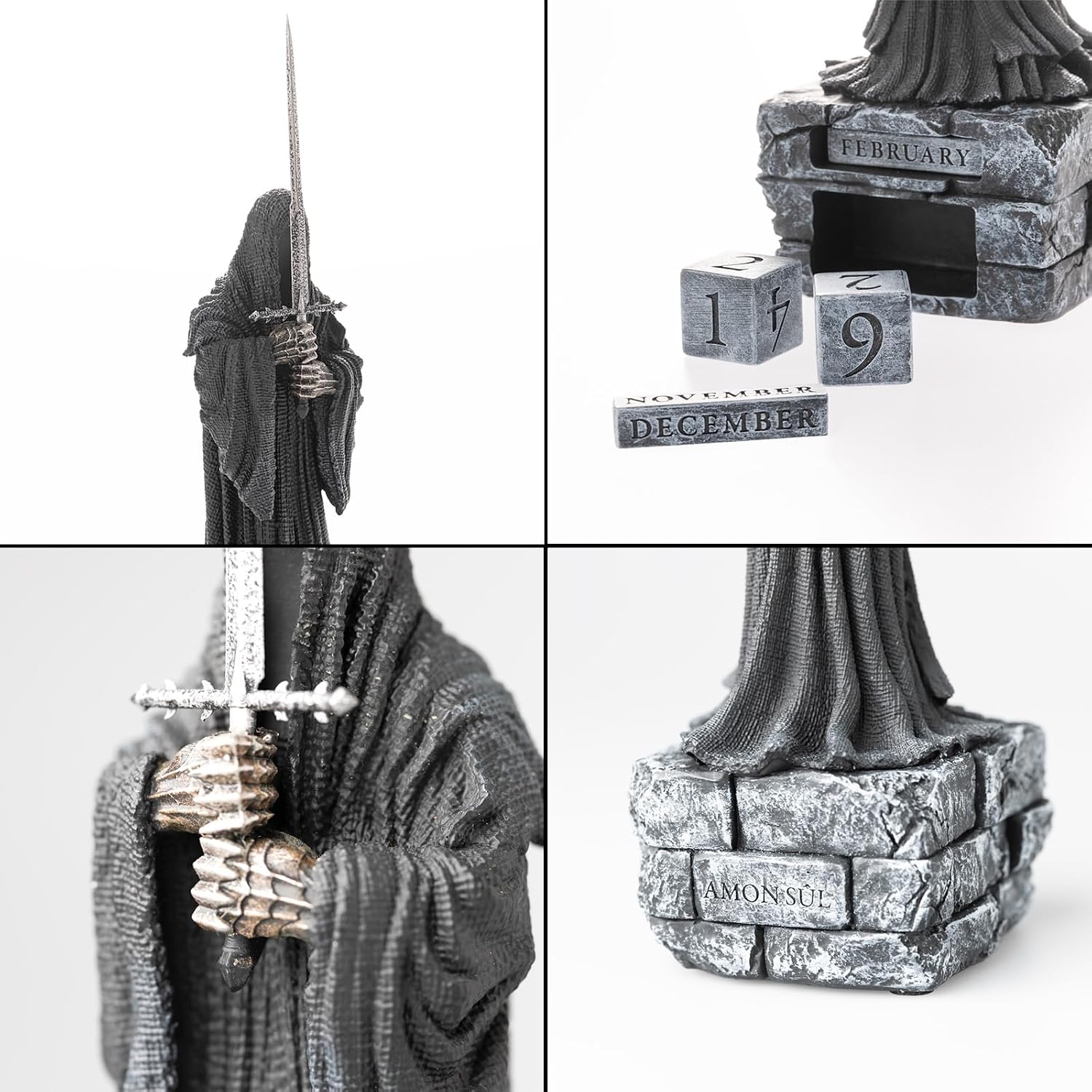 Lord of the Rings King of the Rings Perpetual Calendar Ornament Genuine