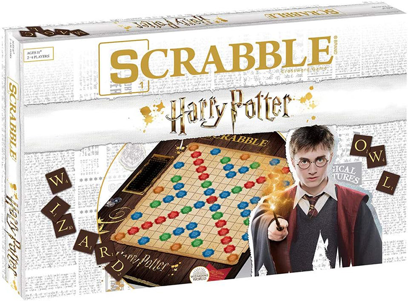 哈利波特魔法世界单词拼字游戏玩具正版 Harry Potter Scrabble-图3