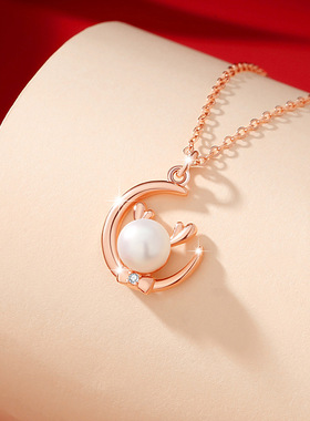 纯银萌龙项链女生轻奢小众2025新款爆款本命年吊坠新年情人节礼物