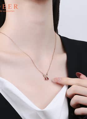 本命年生肖兔项链原创设计