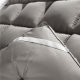 Thickened warm foldable down velvet double mattress
