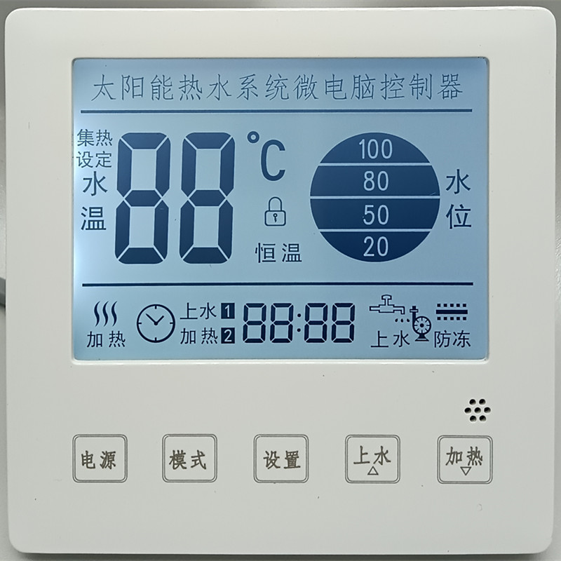 86型暗装太阳能热水器自动上水测控制器仪表面板智芯雨水温显示屏 - 图3