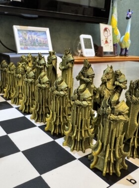 国际象棋～圣骑士（32枚）【3D打印】(排单打印)