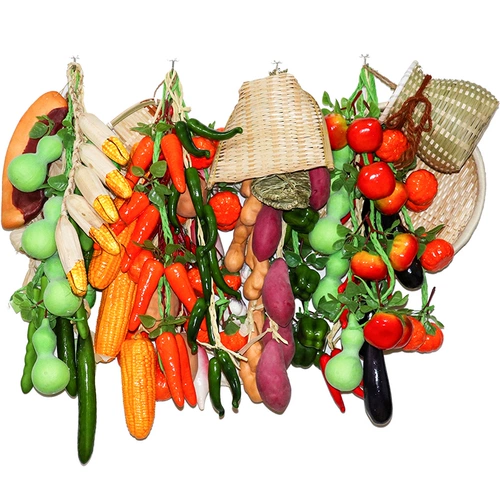 Моделирование овощная струна фруктов подвесной кукуруза, график, чесночная модель модели фермы сад сад украшение