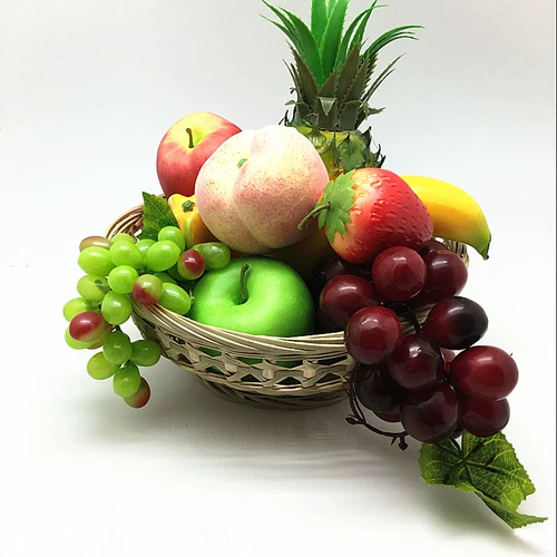 Взвешенный набор фруктов и овощей, модель поддельных фруктов, детская обучающая фотография, реквизит для натюрморта, украшение дома