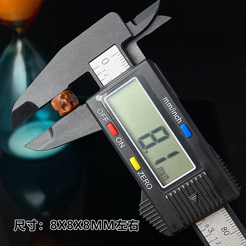 天然精品库克奶酪散珠文玩手串配饰顶珠腰珠串珠diy饰品配件男女 - 图0