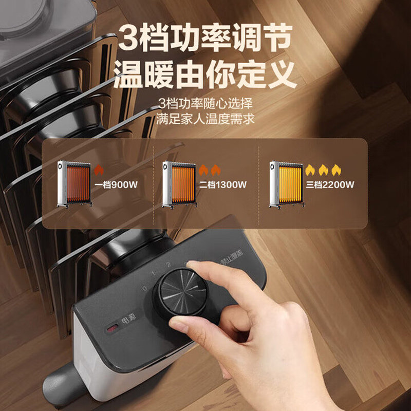 格力取暖器13片石墨烯电油汀家用大面积智能恒温节能新款电热暖气,淘宝优惠券,粉丝福利购,淘宝优惠卷