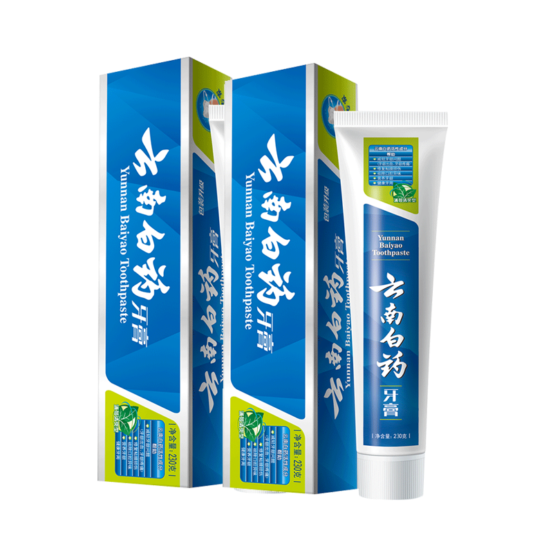 云南白药清爽型230克210g肿痛牙膏 梦幻风花居家日用牙膏
