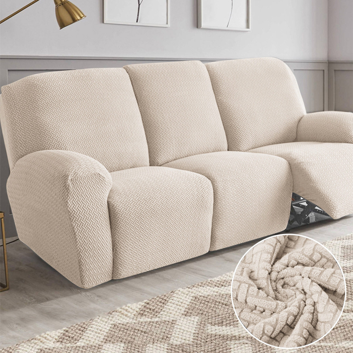 芝华士头等舱专用防猫抓沙发套牛奶丝防水防污功能按摩椅保护套,淘宝优惠券,粉丝福利购,淘宝优惠卷