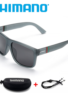 禧玛诺偏光方形运动男钓鱼眼镜